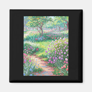 Imã Claude Monet O Jardim do Artista em Giverny Adesiv