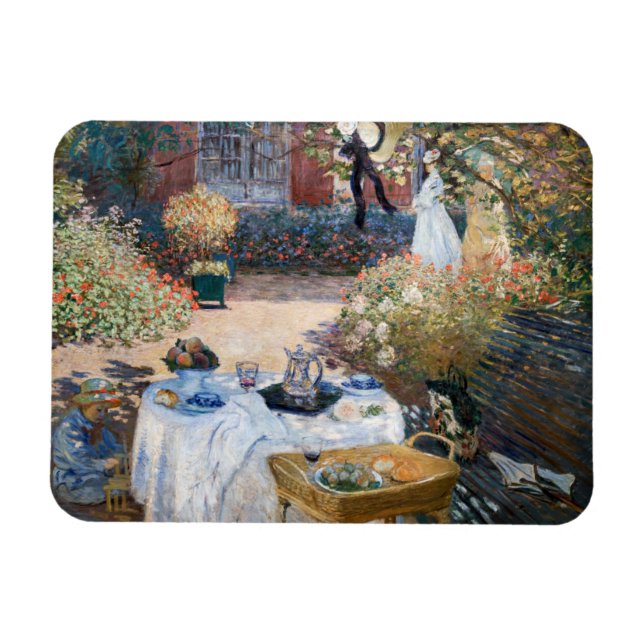 Ímã Claude Monet - O Luncheon, painel decorativo (Horizontal)