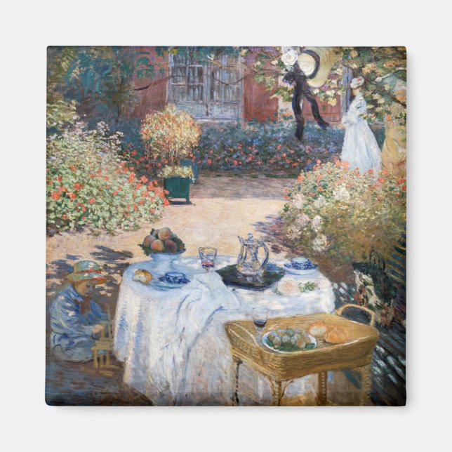 Imã Claude Monet - O Luncheon, painel decorativo (Frente)
