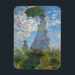Ímã Claude Monet - O Promenade, Mulher com Parasol<br><div class="desc">Promenade,  Mulher com Parasol/Madame Monet e seu filho / La Promenade / La Femme a l'ombrelle - Claude Monet,  1875</div>