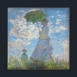 Imã Claude Monet - O Promenade, Mulher com Parasol<br><div class="desc">Promenade,  Mulher com Parasol/Madame Monet e seu filho / La Promenade / La Femme a l'ombrelle - Claude Monet,  1875</div>