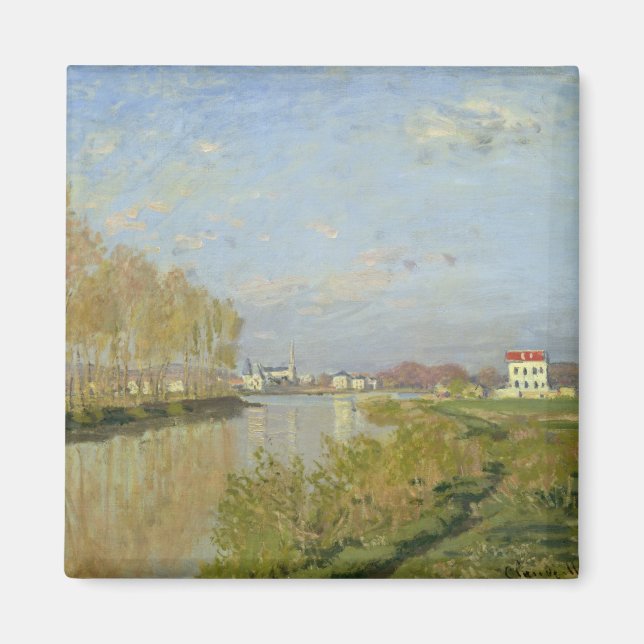 Imã Claude Monet | O Sena na Argentina, 1873 (Frente)