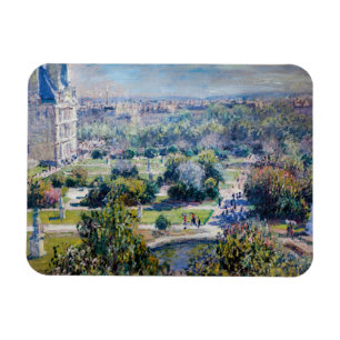 Ímã Claude Monet - Os Jardins das Tulherias