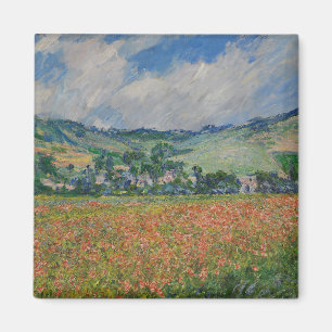 Imã Claude Monet Painting, Poppy Field em Giverny