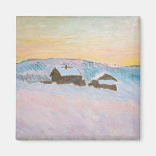 Imã Claude Monet - Paisagem da Noruega, Casas Azuis