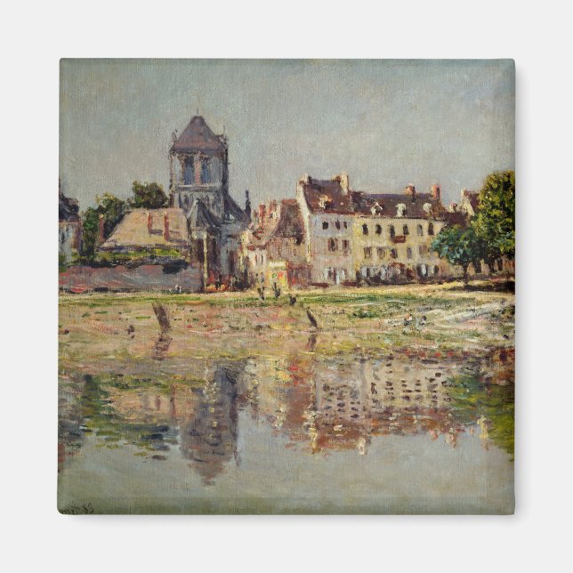 Imã Claude Monet | Pelo rio Vernon, 1883 (Frente)