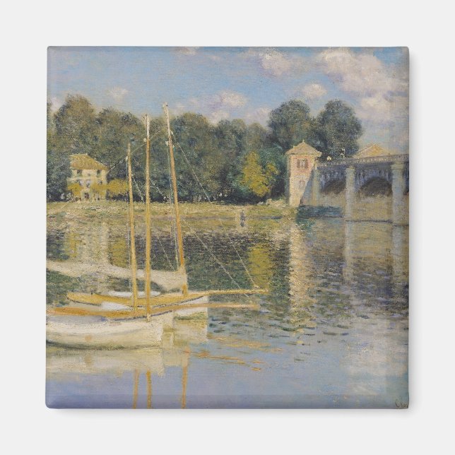 Imã Claude Monet | Ponte argentina, 1874 (Frente)