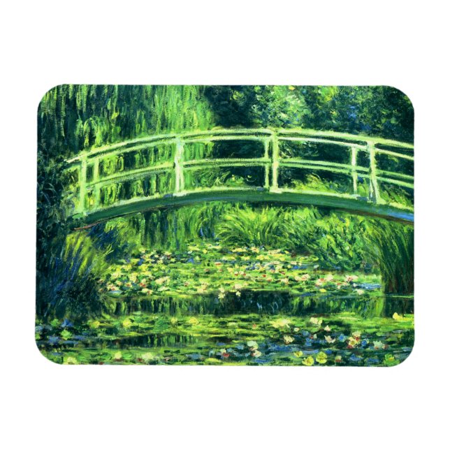 Ímã Claude Monet: Ponte sobre um Lino de Água (Horizontal)