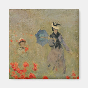 Imã Claude Monet   Poppies selvagens, perto da Argenti
