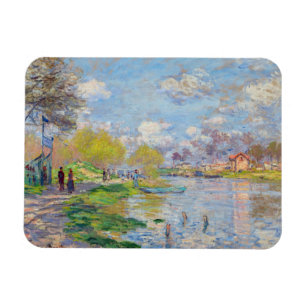 Ímã Claude Monet - Primavera junto ao Sena