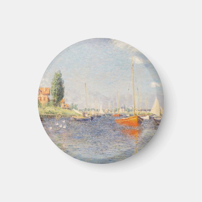 Imã Claude Monet. Red Boats, Argentina (Frente)