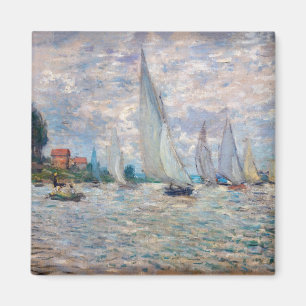 Imã Claude Monet - Regata de Barcos em Argenteuil