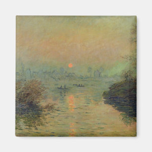 Imã Claude Monet   Sun que ajusta-se sobre o Seine