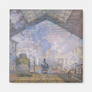 Imã Claude Monet  The Gare Rua Lazare, 1877