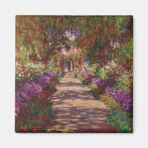 Imã Claude Monet   um caminho no jardim de Monet