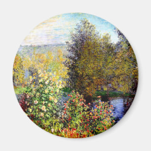 Imã Claude Monet Um Canto do Jardim em Montgeron