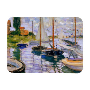 Ímã Claude Monet - veleiros no Seine