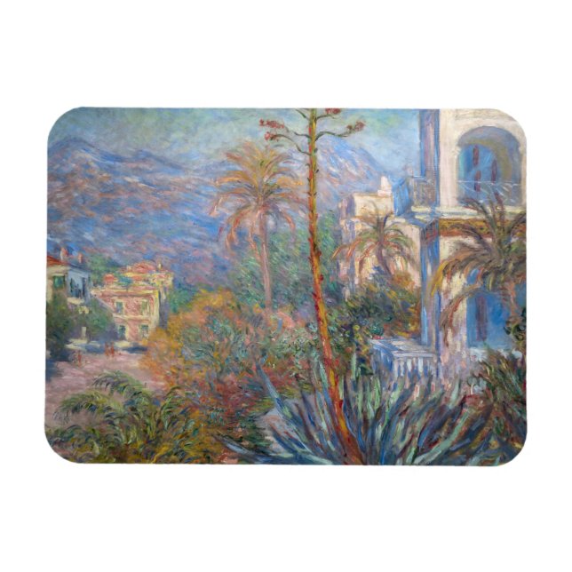 Ímã Claude Monet - Villas em Bordighera (Horizontal)