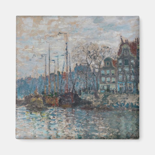 Imã Claude Monet - Vista de Amsterdã (Frente)