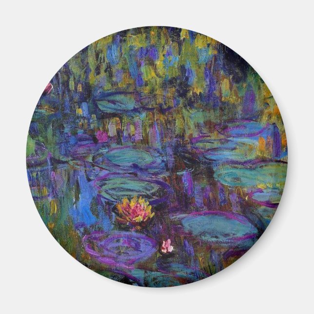 Imã Claude Monet Water Lillies 1917 (Frente)