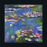 Imã Claude Monet Water Lily<br><div class="desc">Lírios d'água pintados por Claude Monet em 1916.</div>