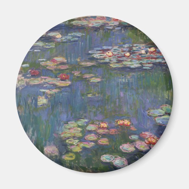 Imã Claude Monet Water Lily 1916 Fine Art (Frente)