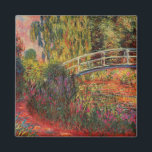 Imã Claude Monet Water Lily Pond 1900<br><div class="desc">Claude Monet Water Lily Pond 1900. Cores impressionantes de lírio d'água e flores em uma lagoa com uma ponte arqueada.</div>