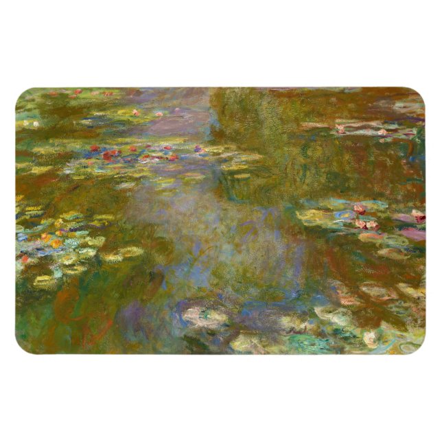 Ímã Claude Monet - Water Lily Pond 1917 (Horizontal)