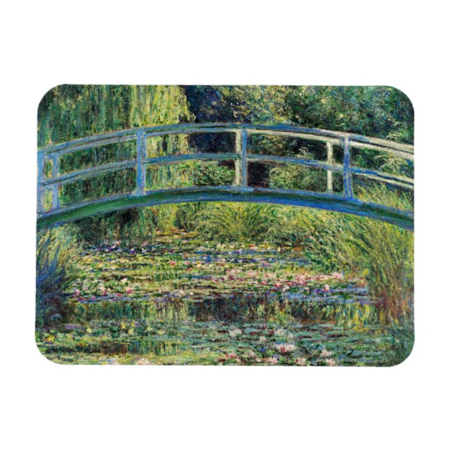 Ímã Claude Monet - Water Lily Pond & Japanesese Bridge (Horizontal)