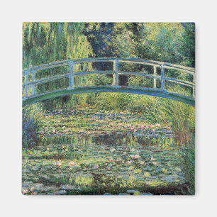 Imã Claude Monet - Water Lily Pond & Japanesese Bridge