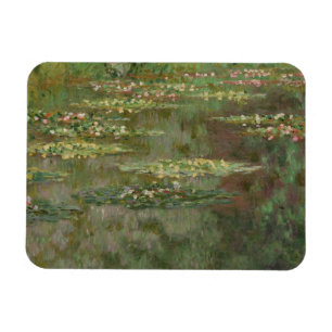 Ímã Claude Monet Waterlilies ou a lagoa do lírio de