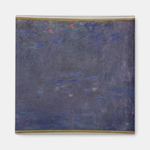 Imã Claude Monet   Waterlilies: Reflexões das árvore