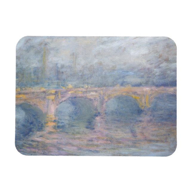Ímã Claude Monet | Waterloo Bridge, Londres, em Sunset (Horizontal)