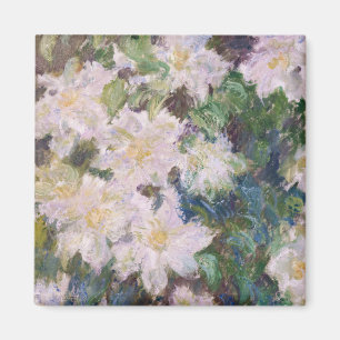 Imã Claude Monet - White Clematis