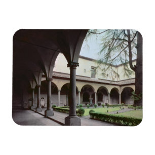 Ímã Claustro do convento, reconstruído em 1442 (foto)