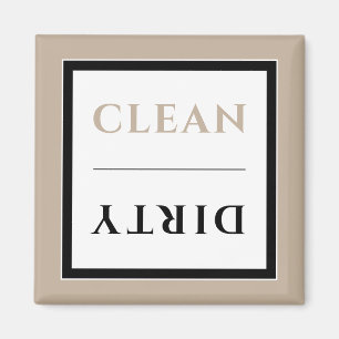 Imã Clean/Dirty Dishwasher Magnet Neutral