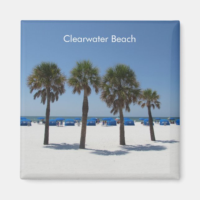 Imã Clearwater Beach, Florida Magnet (Frente)