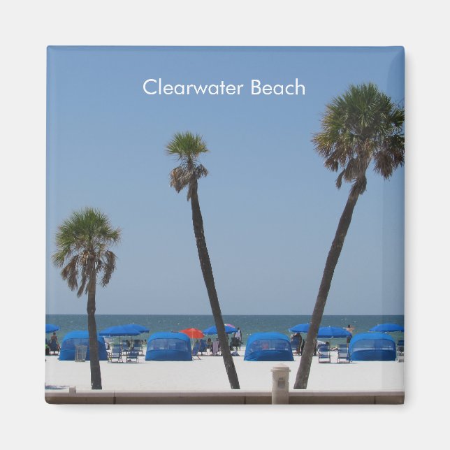 Imã Clearwater Beach, Florida Magnet (Frente)