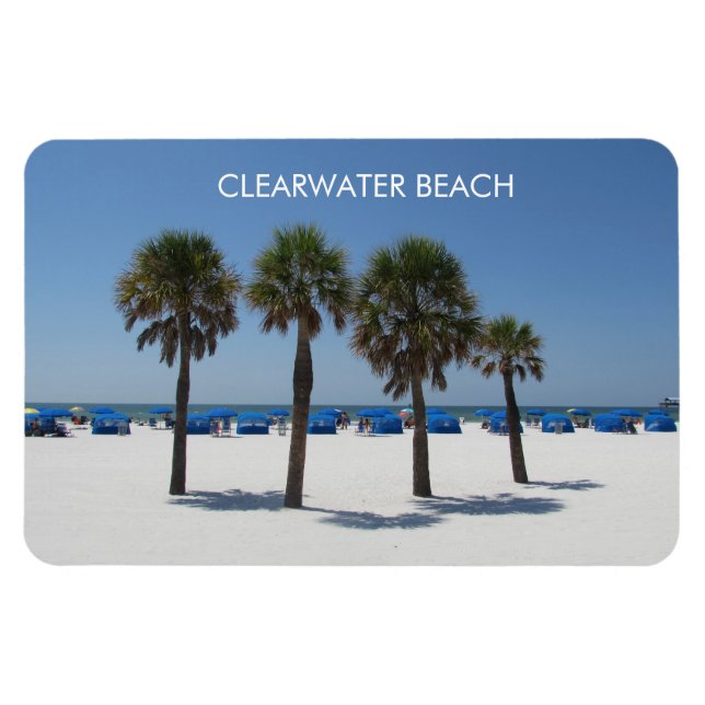 Ímã Clearwater Beach Magnet (Horizontal)