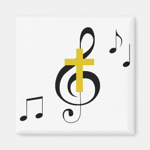 Imã Clef e cruz de triplo