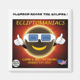 IMÃ CLEMSON ECLIPSE MAGNET