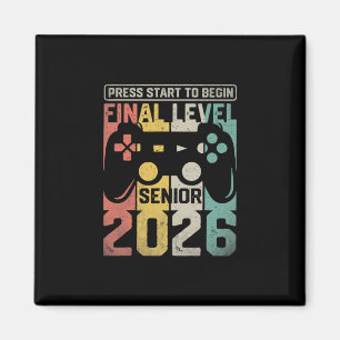 Imã Clengraçado de 2026 Gamer Sênior Designs 2026 