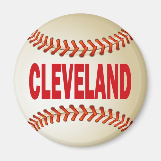 IMÃ CLEVELAND BASEBALL (Frente)