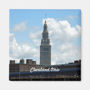 Imã Cleveland Landmark Tower Magnet