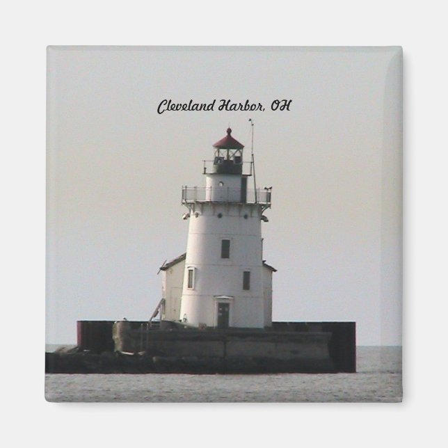Imã Cleveland OH Harbor Magnet (Frente)