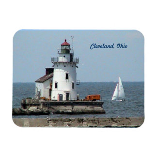 Ímã Cleveland Ohio Lighthouse Imã de geladeira