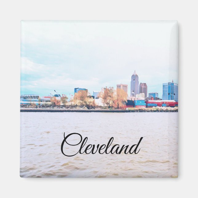 Imã Cleveland Ohio Magnet (Frente)