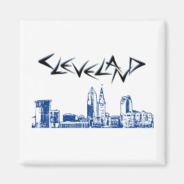 Imã Cleveland Skyline