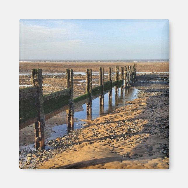 Imã Cleveleys Beach Magnet (Frente)