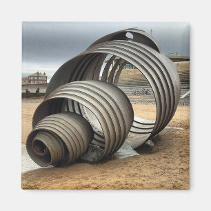 Imã Cleveleys Mary's Shell Sculture Magnet